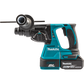 Makita XRH011TWX 18V LXT® Lithium‑Ion Brushless Cordless 1" SDS‑PLUS Rotary Hammer Kit, w/ HEPA Dust Extractor Attachment (5.0Ah)