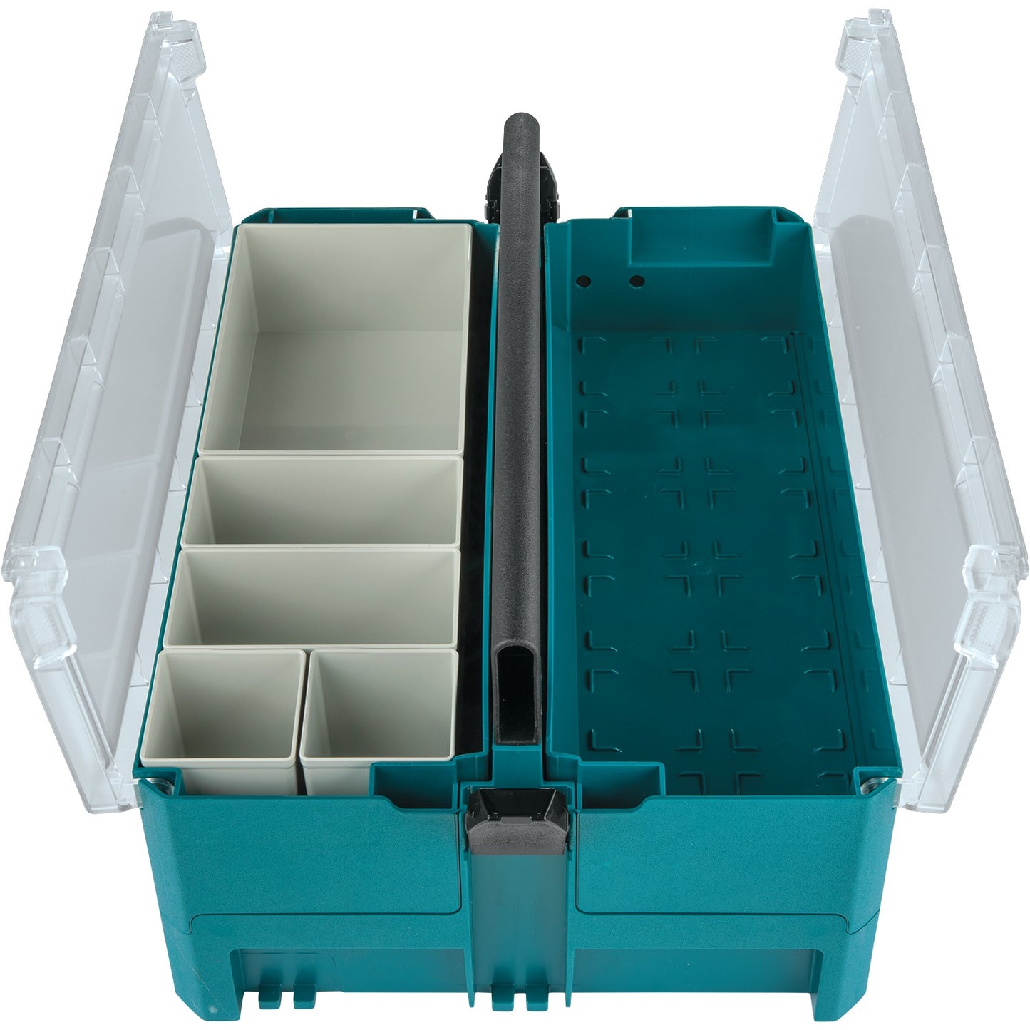 Makita P-84137 MAKPAC Interlocking Storage Box with Inserts, 6‑1/2" x 15‑1/4" x 11‑5/8"
