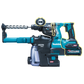 Makita GRH01M1W 40V max XGT® Brushless Cordless 1‑1/8" SDS‑PLUS AVT® Rotary Hammer Kit w/ Dust Extractor, AFT®, AWS® Capable (4.0Ah)