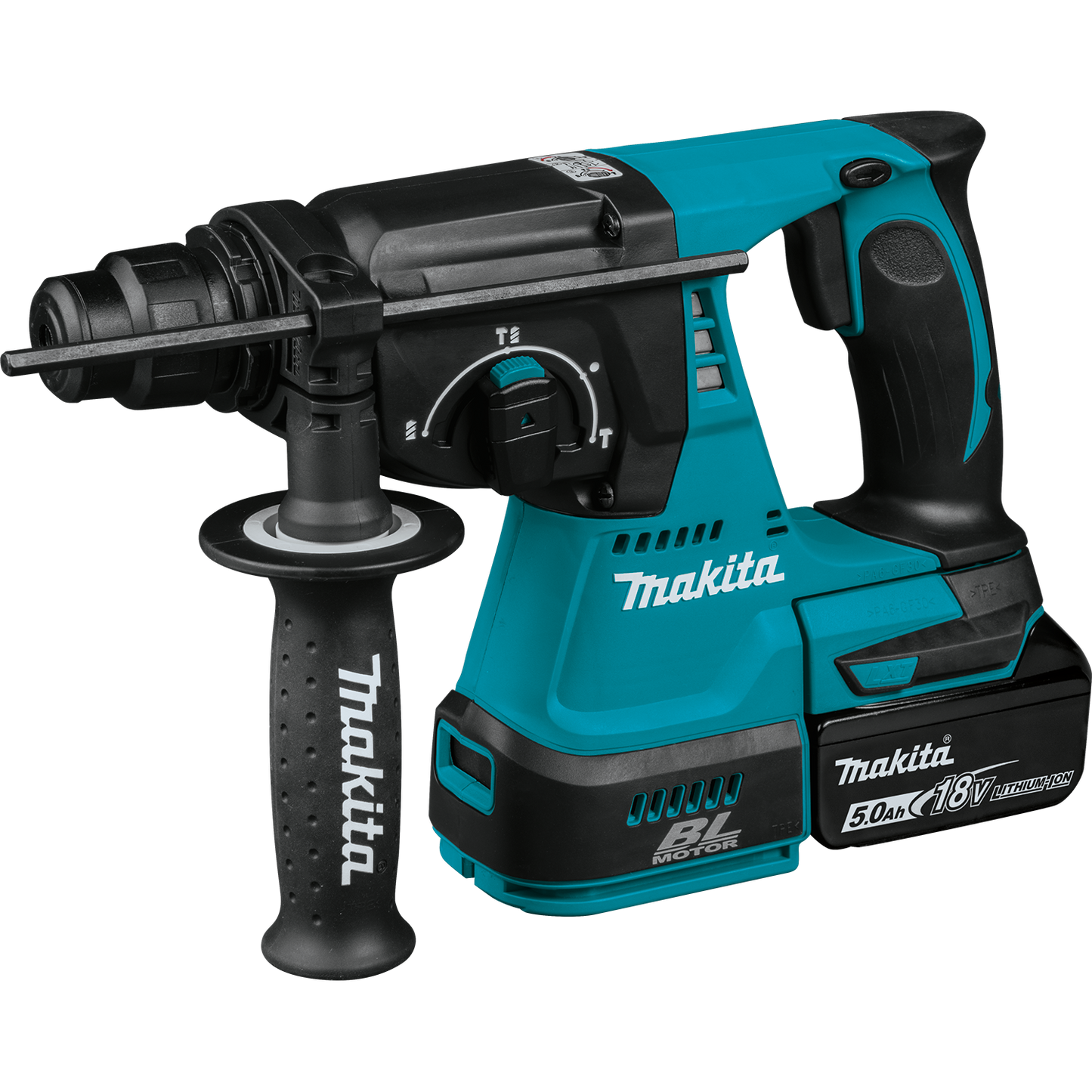 Makita XRH01T 18V LXT® Lithium‑Ion Brushless Cordless 1" SDS‑PLUS Rotary Hammer Kit (5.0Ah)