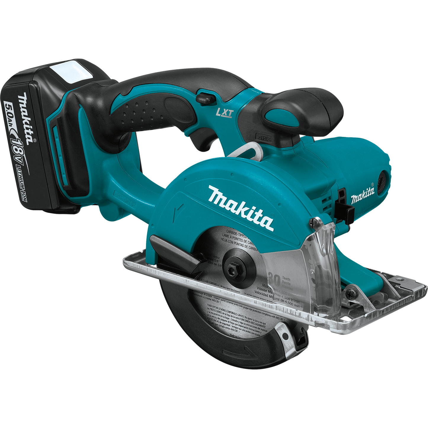 Makita XSC01T 18V LXT® Lithium‑Ion Cordless 5‑3/8" Metal Cutting Saw Kit (5.0Ah)