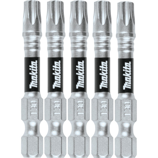 Makita E-01018 Impact XPS® T30 Torx 2" Power Bit, 5/pk