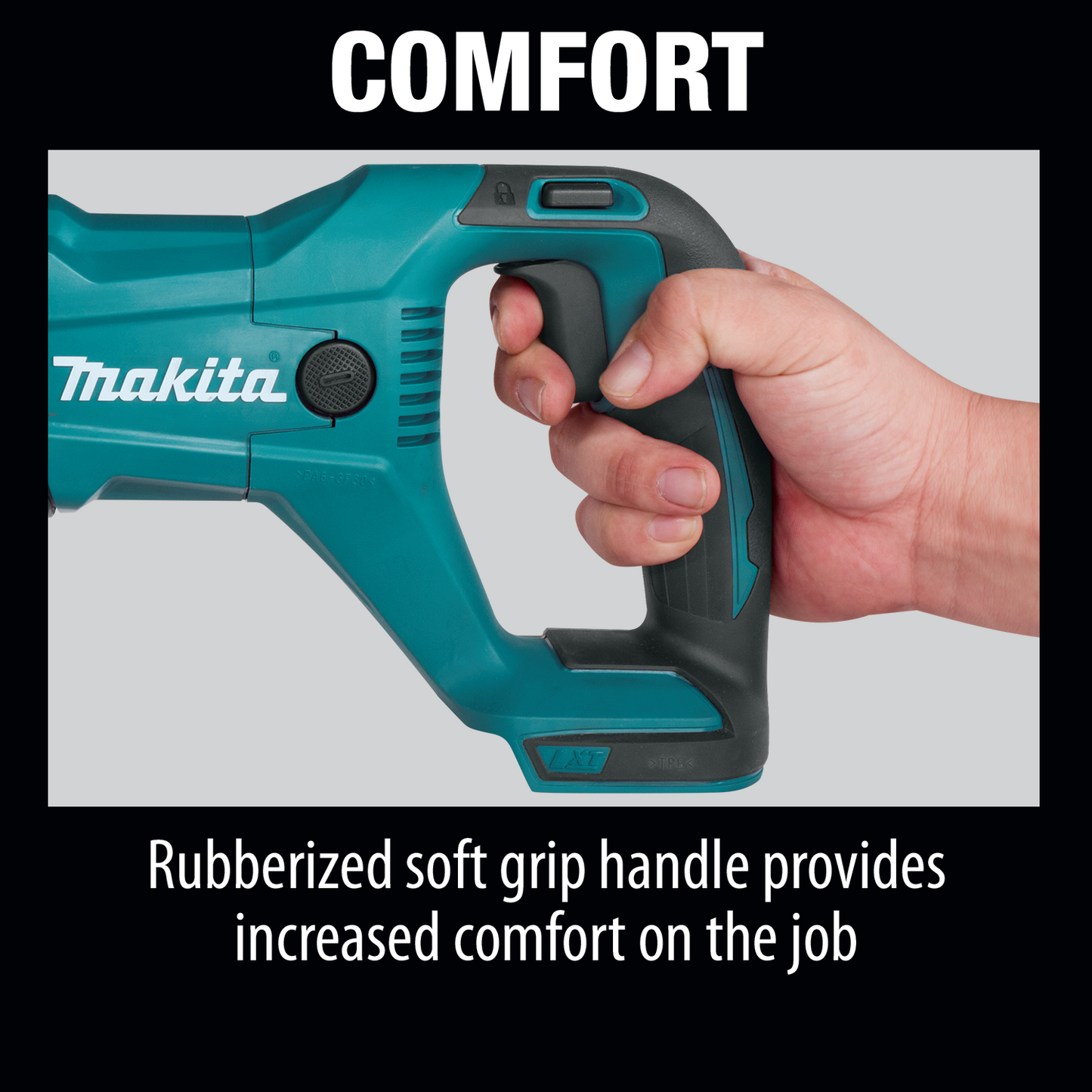 Makita XRJ04Z 18V LXT® Lithium‑Ion Cordless Recipro Saw, Tool Only