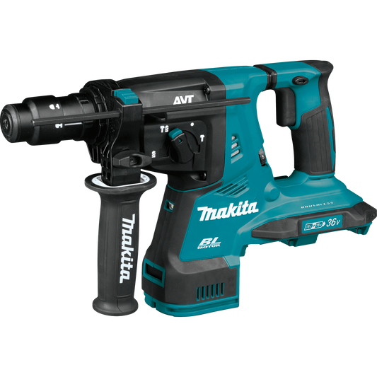 Makita XRH11Z 36V (18V X2) LXT® Brushless 1‑1/8" SDS‑PLUS AVT® Rotary Hammer, AFT®, AWS® Capable, Tool Only