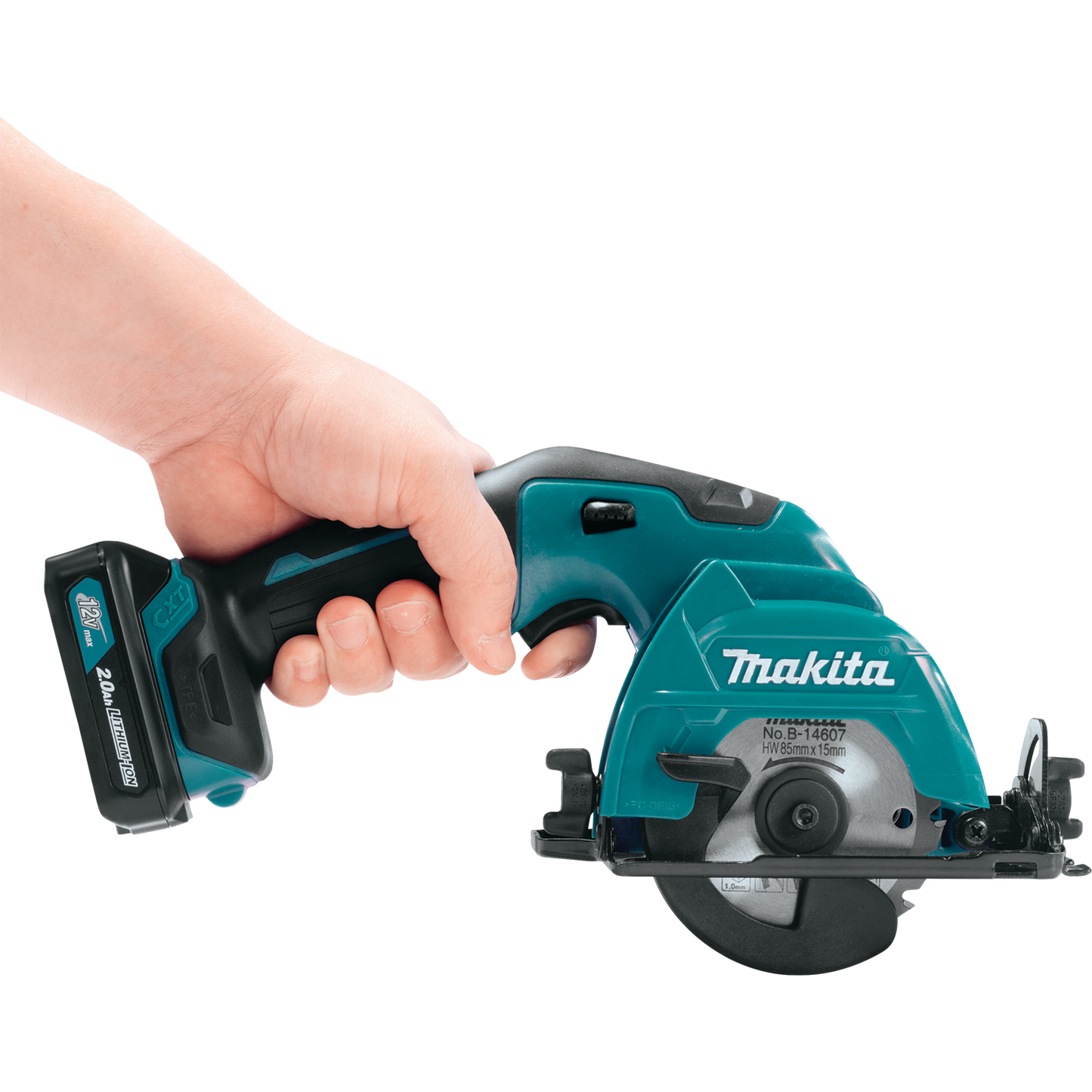 Makita SH02R1 12V max CXT® Lithium‑Ion Cordless 3‑3/8" Circular Saw Kit (2.0Ah)