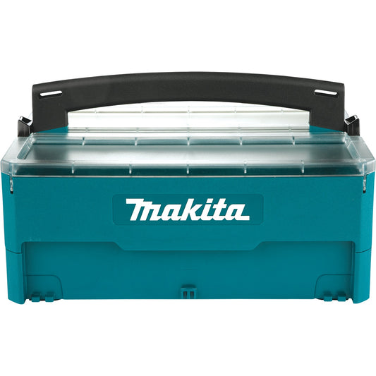 Makita P-84137 MAKPAC Interlocking Storage Box with Inserts, 6‑1/2" x 15‑1/4" x 11‑5/8"