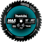 Makita B-62103 10" 45T Carbide‑Tipped Max Efficiency Miter Saw Blade