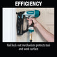 Makita AF601 16 Gauge, 2‑1/2" Straight Finish Nailer