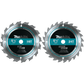 Makita T-01426 2 Pc. 6‑1/2" Carbide‑Tipped Circular Saw Blade Set