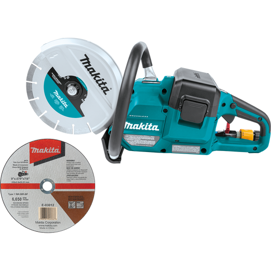 Makita XEC01Z 36V (18V X2) LXT® Brushless 9" Power Cutter, with AFT®, Electric Brake, Tool Only