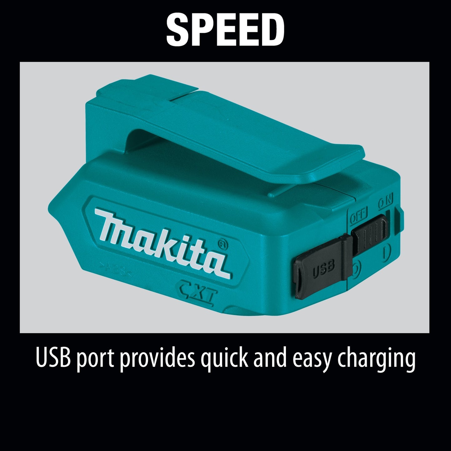 Makita ADP06 12V max CXT® Lithium‑Ion Cordless Power Source, Power Source Only