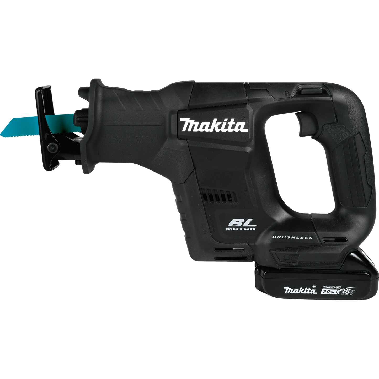 Makita XRJ07R1B 18V LXT® Lithium‑Ion Sub‑Compact Brushless Cordless Recipro Saw Kit (2.0Ah)