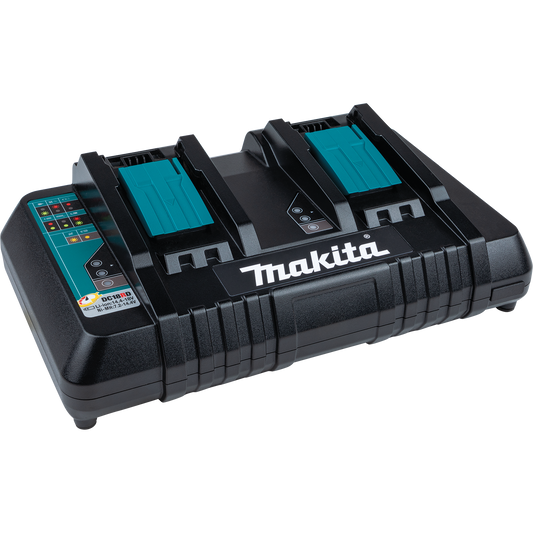 Makita DC18RD 18V LXT® Lithium‑Ion Dual Port Rapid Optimum Charger