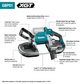 Makita GBP01M1 40V max XGT® Brushless Cordless Deep Cut Portable Band Saw Kit (4.0Ah)