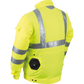 Makita DFJ214Z2XL 18V LXT® Lithium‑Ion Cordless High Visibility Fan Jacket, Jacket Only (2XL)