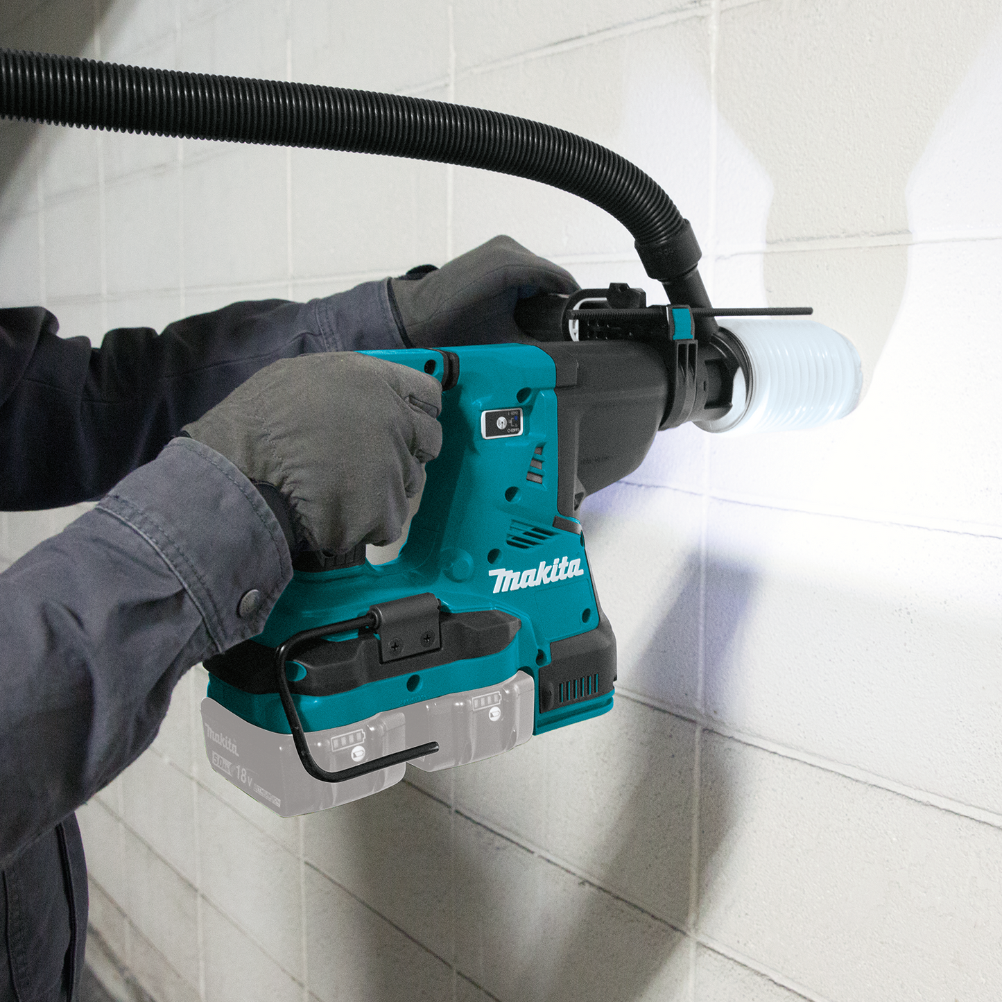 Makita XRH10Z 36V (18V X2) Lxt® Brushless 11/8" Avt® Rotary Hammer, Accepts Sdsplus Bits, Aft®, Aws® Capable, Tool Only