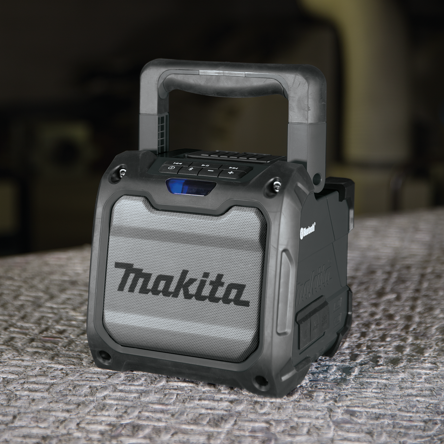 Makita XRM08B 18V LXT® / 12V max CXT® Lithium‑Ion Cordless/Corded Bluetooth® Job Site Speaker, Tool Only