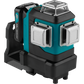 Makita SK700GDNAJ 12V max CXT® Lithium‑Ion Cordless Self‑Leveling 360° 3‑Plane Green Laser Kit (2.0Ah)