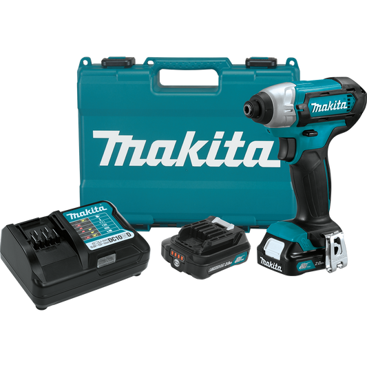 Makita DT03R1 12V max CXT® Lithium‑Ion Cordless Impact Driver Kit (2.0Ah)