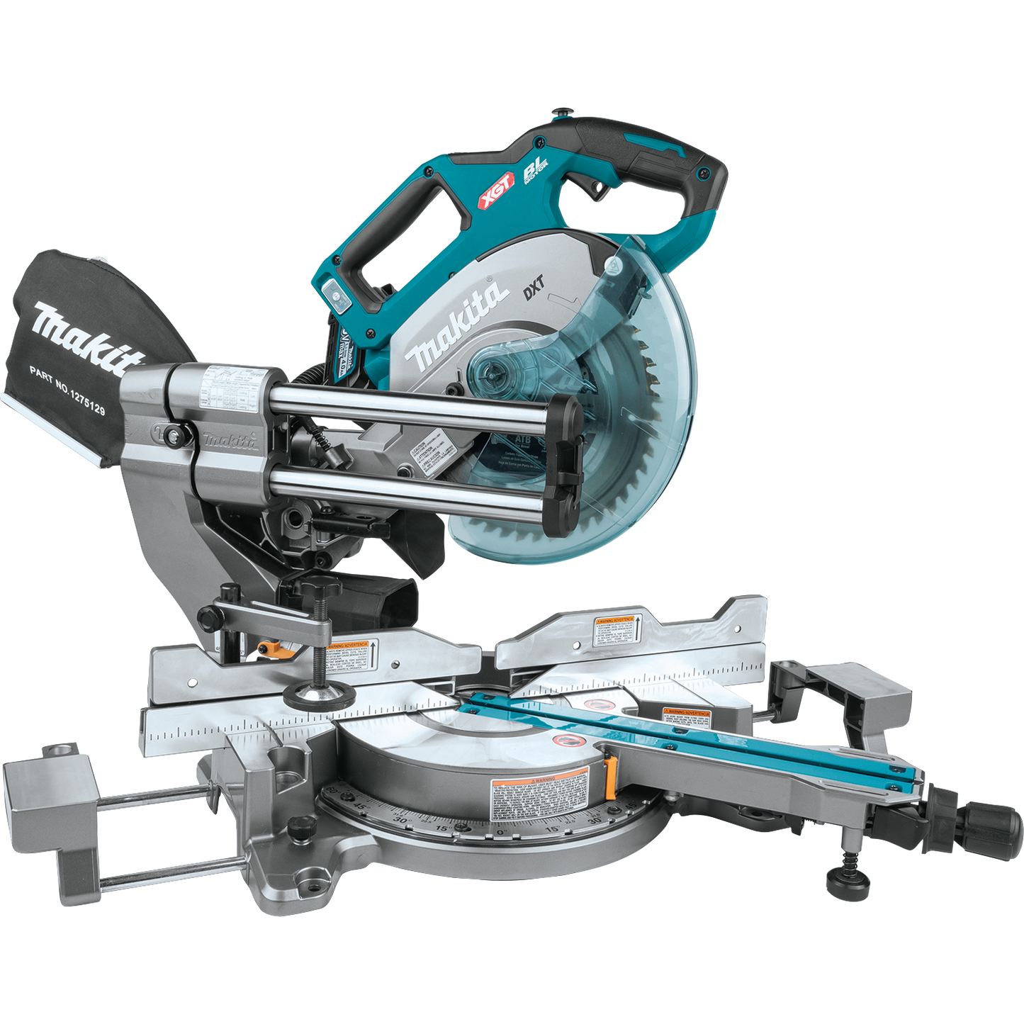 Makita GSL02M1 40V max XGT® Brushless Cordless 8‑1/2" Dual‑Bevel Sliding Compound Miter Saw Kit, AWS® Capable (4.0Ah)