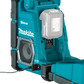 Makita XRM10 18V Lxt® / 12V Max Cxt® Lithiumion Cordless Bluetooth® Job Site Charger / Radio, Tool Only