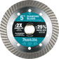 Makita E-02624 5" Diamond Blade, Turbo, Hard Material