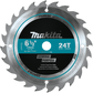 Makita T-01404 6‑1/2" 24T Carbide‑Tipped Circular Saw Blade, Framing