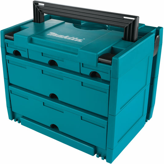 Makita P-84349 MAKPAC 5 Drawer Interlocking Case, 12‑1/2" x 15‑1/2" x 11‑5/8"