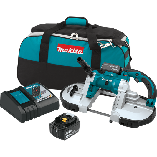 Makita XBP02TX 18V LXT® Lithium‑Ion Cordless Portable Band Saw Kit (5.0Ah)