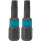 Makita A-96562 ImpactX™ T20 Torx® 1″ Insert Bit, 2/pk