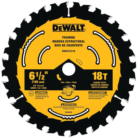 Dewalt DWA161218 6-1/2" Circular Saw Blades