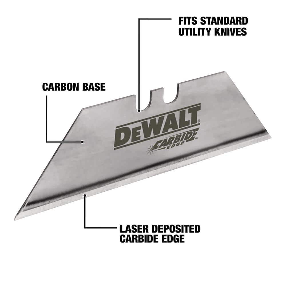 Dewalt DWHT11131L Carbide Utility Blades (50 Pk)