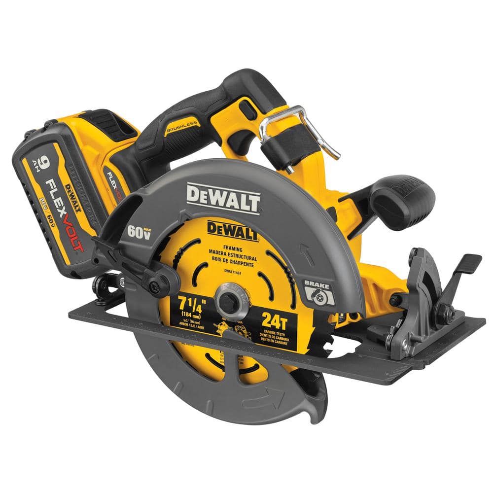 Dewalt DCK293D1X1 60V Max* Xr® Cordless Circular Saw And 20V Max* Xr® Cordless Hammer Drill/Driver Combo Kit