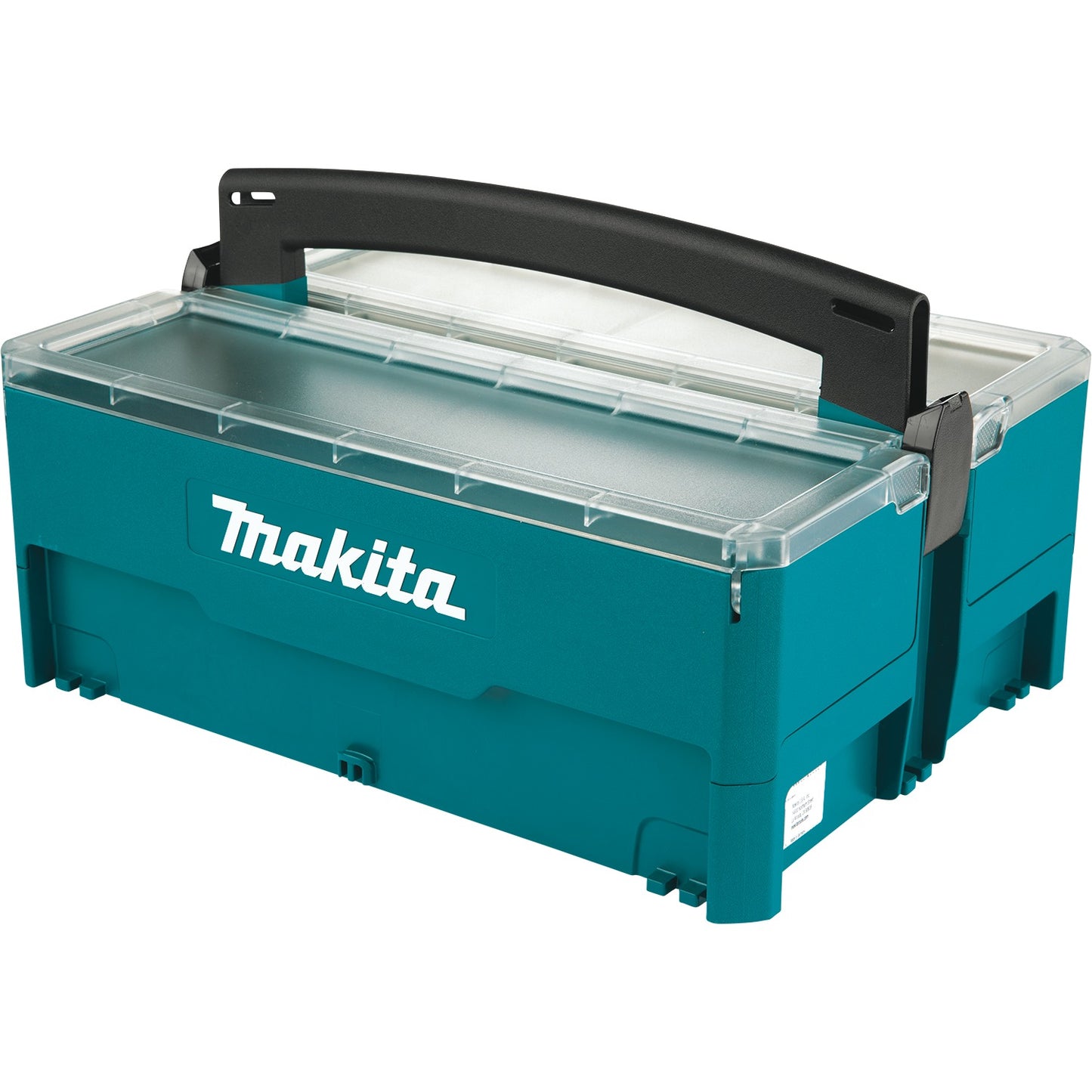 Makita P-84137 MAKPAC Interlocking Storage Box with Inserts, 6‑1/2" x 15‑1/4" x 11‑5/8"