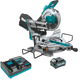 Makita GSL03M1 40V max XGT® Brushless Cordless 10" Dual‑Bevel Sliding Compound Miter Saw Kit, AWS® Capable (4.0Ah)