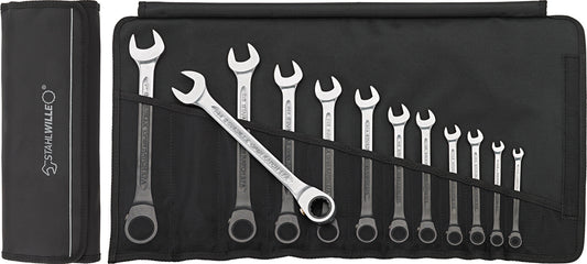 Stahlwille 96411713 17A/12 Combination Ratcheting Wrench Set