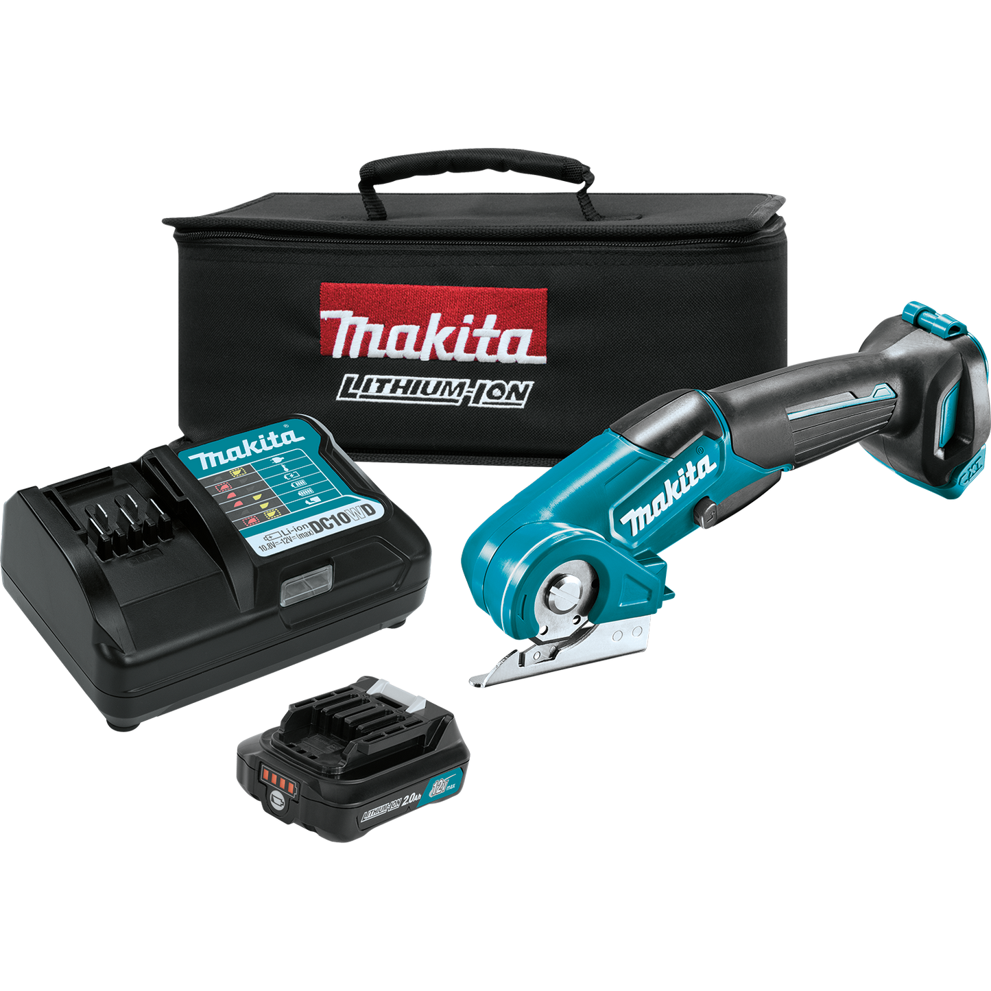 Makita PC01R3 12V max CXT® Lithium‑Ion Cordless Multi‑Cutter Kit (2.0Ah)