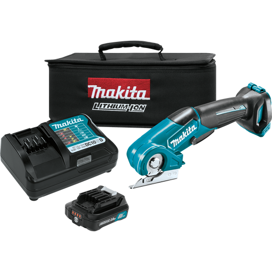 Makita PC01R3 12V max CXT® Lithium‑Ion Cordless Multi‑Cutter Kit (2.0Ah)