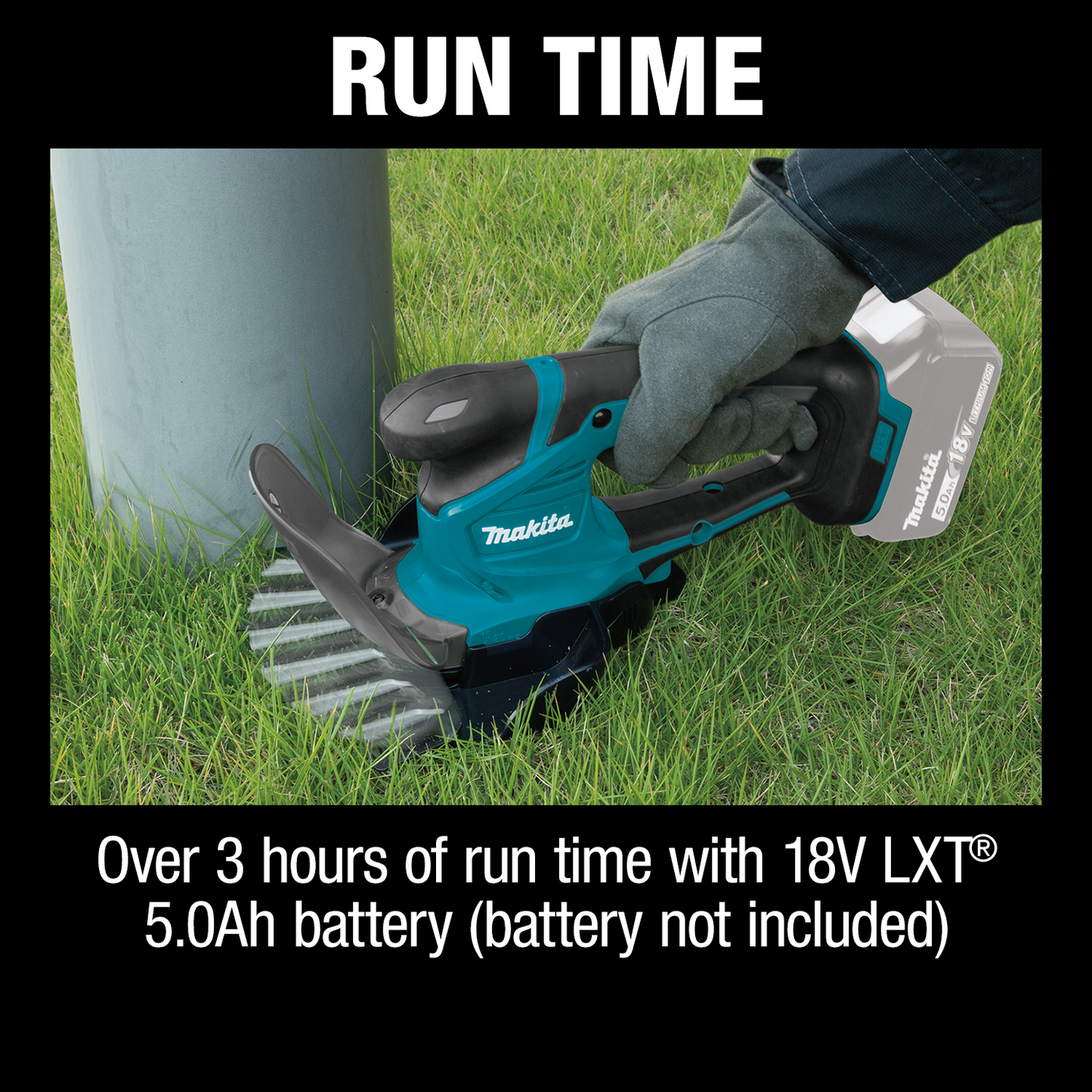 Makita XMU04ZX 18V LXT® Lithium‑Ion Cordless Grass Shear with Hedge Trimmer Blade, Tool Only