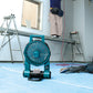 Makita DCF201Z 18V LXT® Lithium‑Ion Cordless/Corded 9" Fan, Tool Only