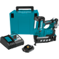 Makita XNB02RJ 18V Lxt® Lithiumion Cordless 21/2" Straight Finish Nailer Kit, 16 Ga.