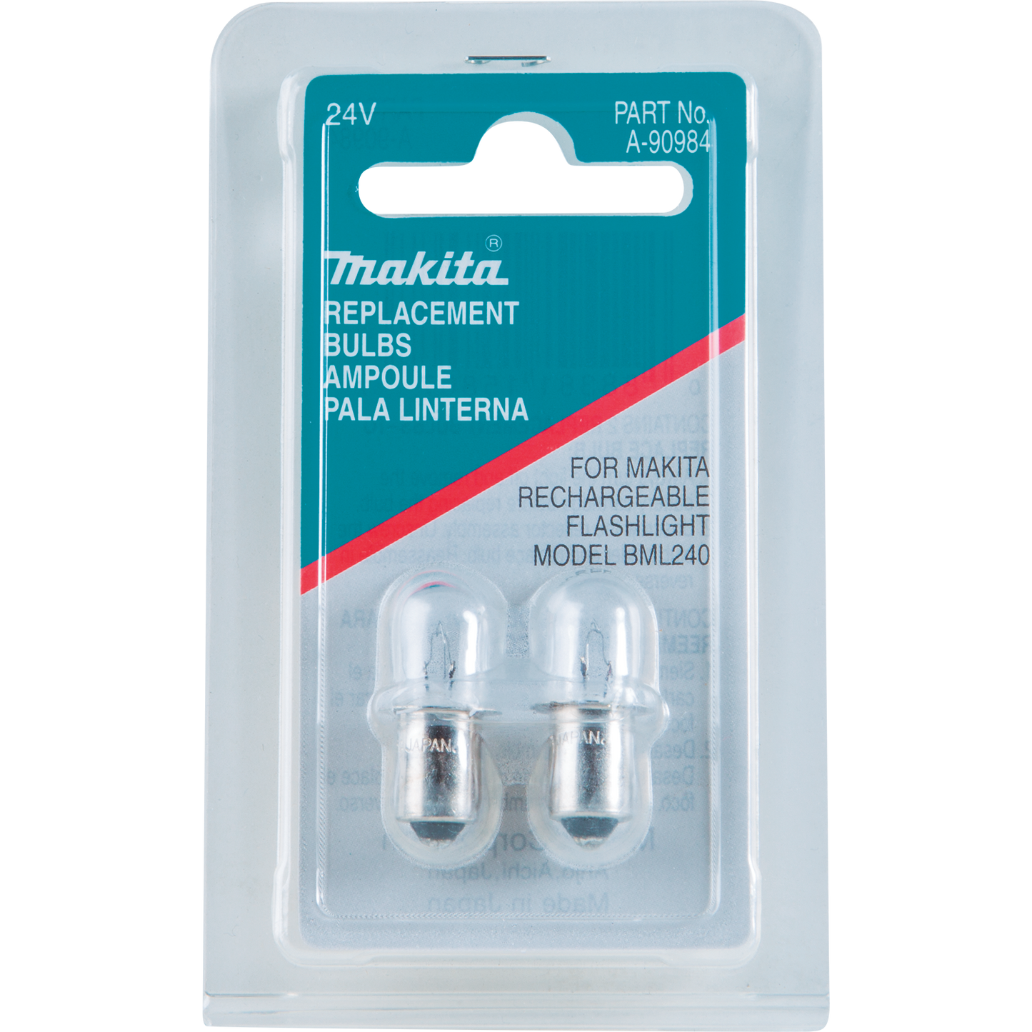 Makita A-90984 Light Bulb, 2/pk, BML240