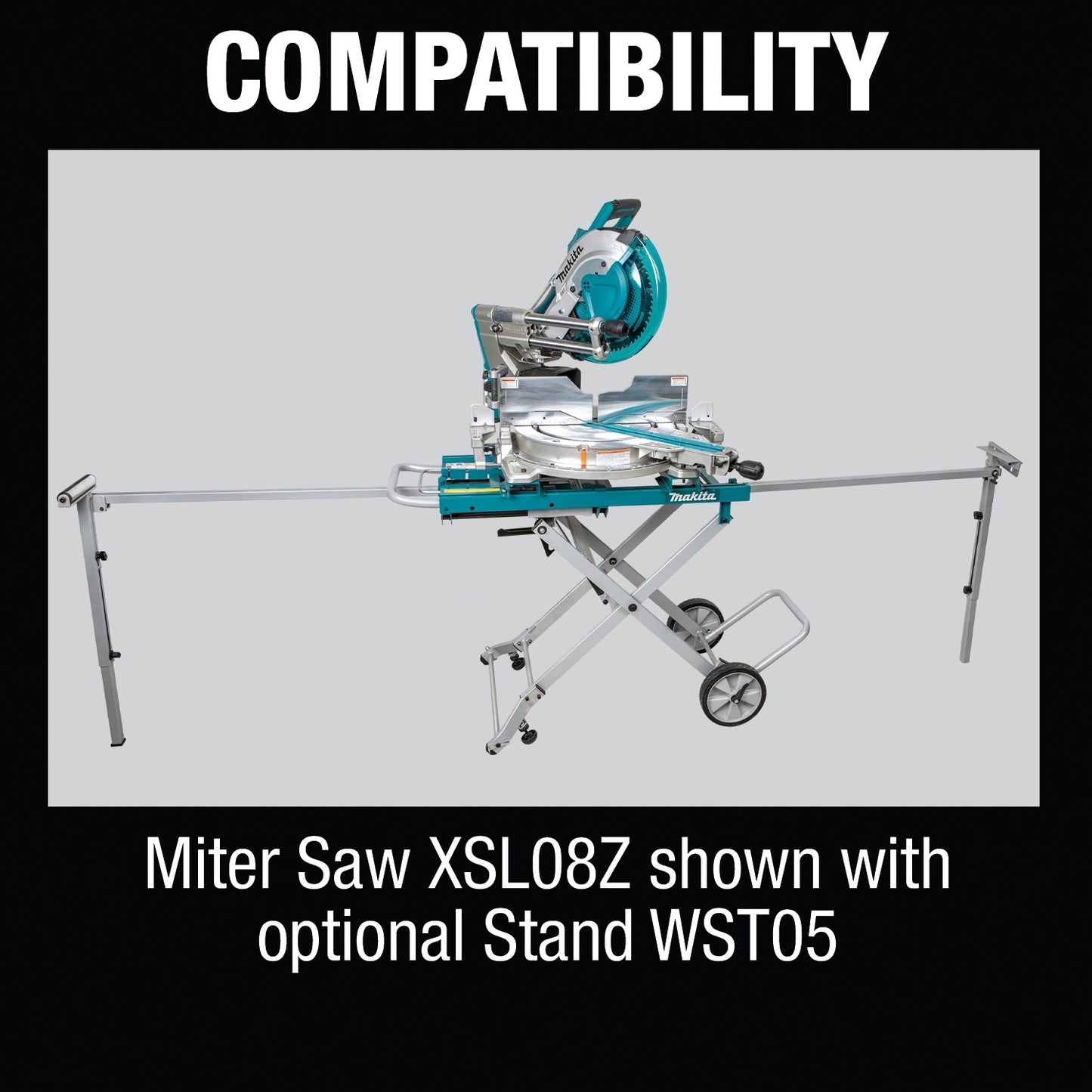 Makita XSL08Z 36V (18V X2) LXT® Brushless 12" Dual‑Bevel Sliding Compound Miter Saw, AWS® Capable and Laser, Tool Only