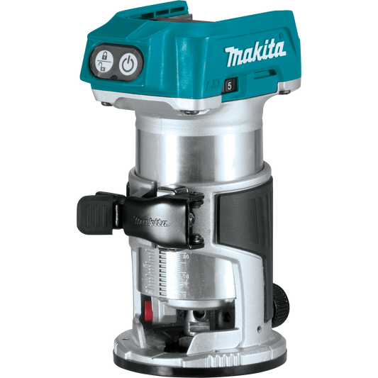 Makita XTR01Z 18V LXT® Lithium‑Ion Brushless Cordless Compact Router, Tool Only