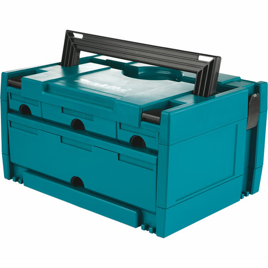 Makita P-84311 MAKPAC 4 Drawer Interlocking Case, 8‑1/2" x 15‑1/2" x 11‑5/8"