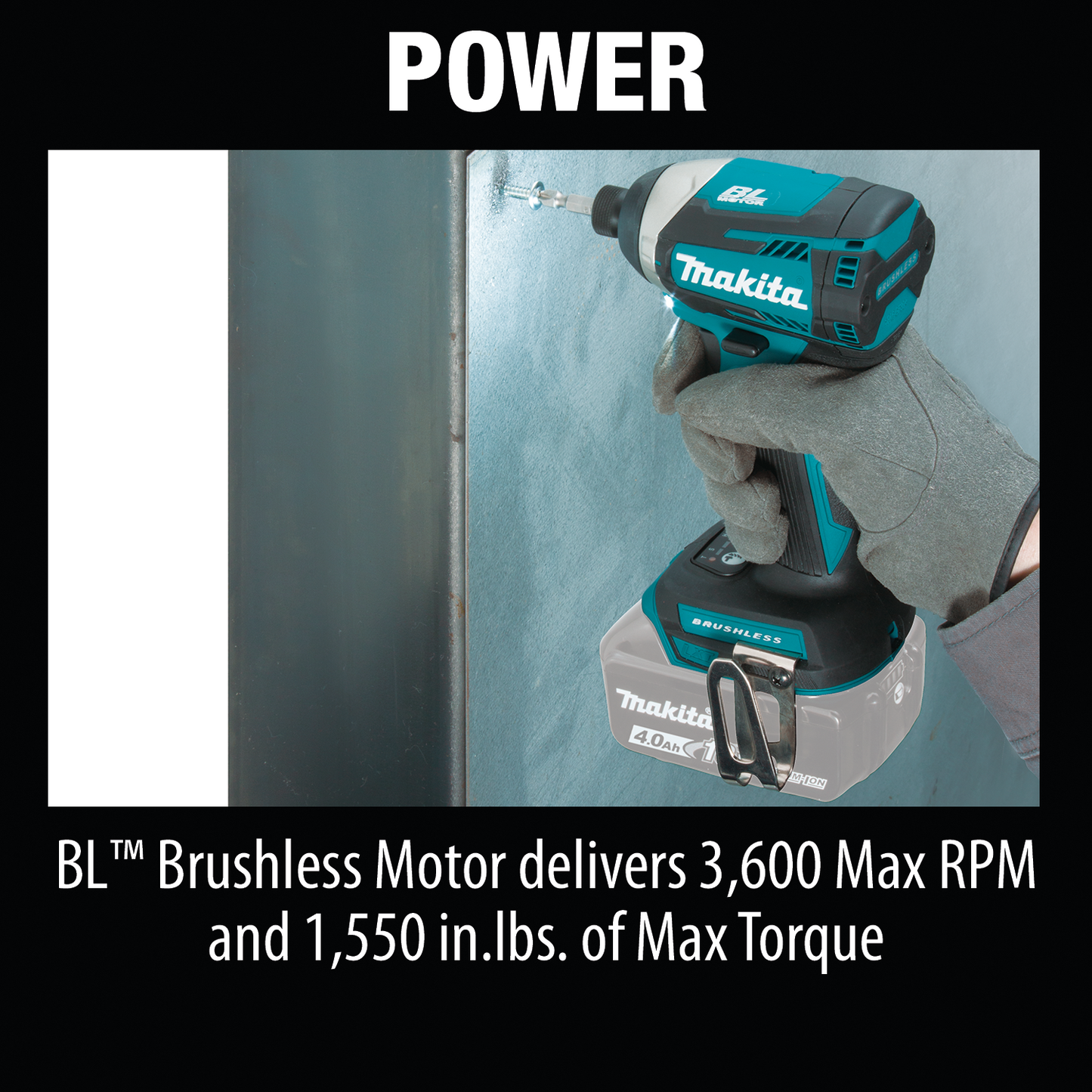 Makita XDT14Z 18V Lxt® Lithiumion Brushless Cordless Quickshift Mode 3Speed Impact Driver, Tool Only