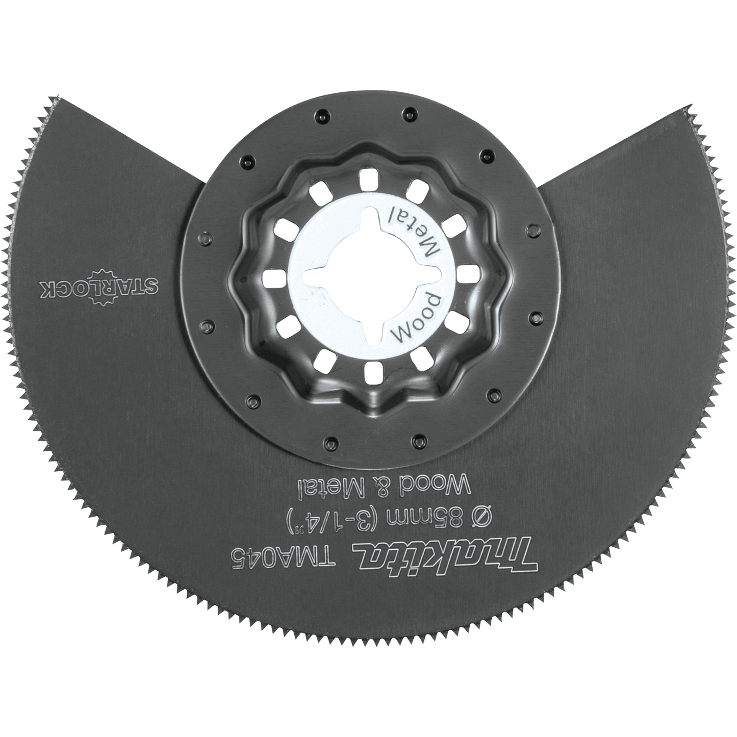 Makita B-67016 Starlock® Oscillating Multi‑Tool 3‑1/4" Bi‑Metal Round Segmented Saw Blade