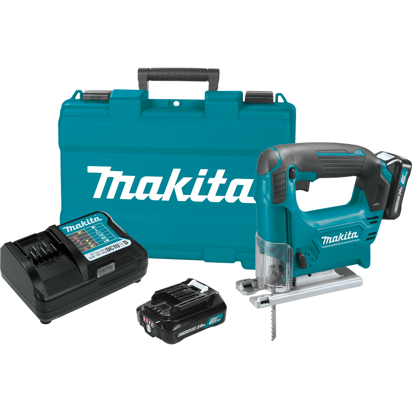 Makita VJ04R1 12V max CXT® Lithium‑Ion Cordless Jig Saw Kit (2.0Ah)