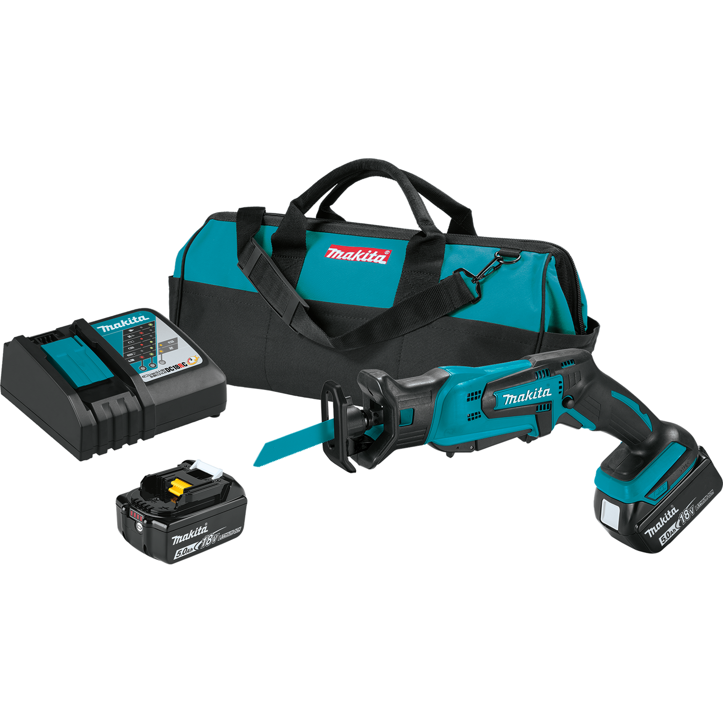 Makita XRJ01T 18V LXT® Lithium‑Ion Cordless Compact Recipro Saw Kit (5.0Ah)