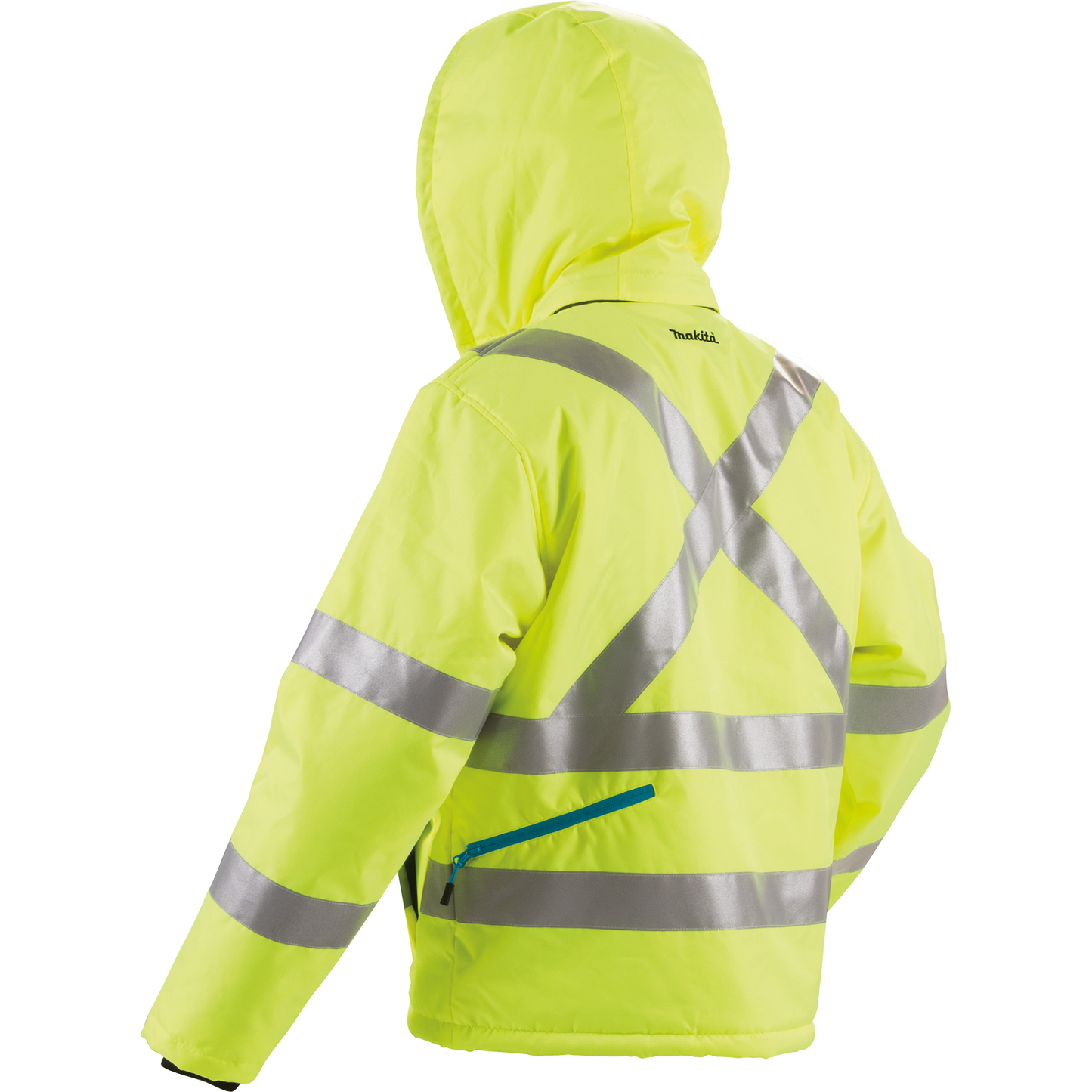 Makita DCJ206ZL 18V LXT® Lithium‑Ion Cordless High Visibility Heated Jacket, Jacket Only (L)